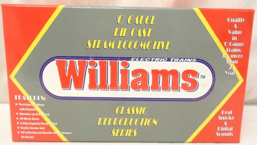 Williams O scale 2-8-4 Berkshire #726, with Seuthe smoke unit in original box, c10,. - 8