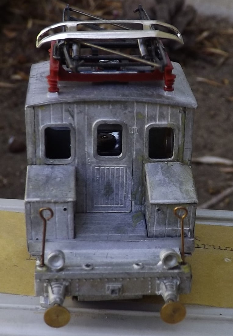 Marker&Fischer (Germany) BE01 electric locomotive, HO gauge, c10, brass,steel,whitemetal. - 3