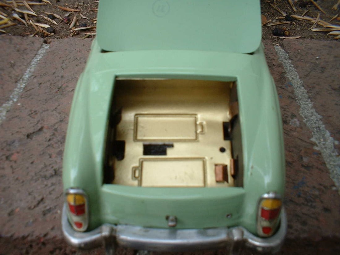 Schuco 5720 "Hydrocar" (Made in Western Germany), battery operated, has functioning hydraulic - 5