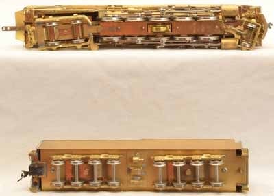 KTM HO scale 2-10-4 brass locomotive, very heavy and powerful, c10. - 3