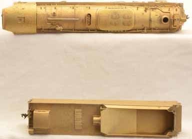 KTM HO scale 2-10-4 brass locomotive, very heavy and powerful, c10. - 5
