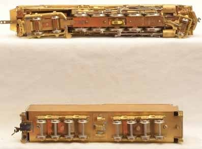 KTM HO scale 2-10-4 brass locomotive, very heavy and powerful, c10. - 6