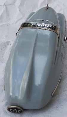 Schuco "Fex 1111" (made in US Zone Germany), rare grey color, c9. - 2