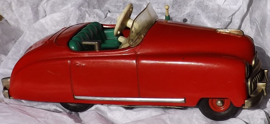 Schuco "Radio" 4012 (made in Western Germany) car, rack and pinion steering,Swiss music box,c10,. - 4
