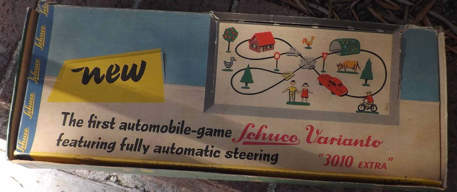 Schuco Varianto 3010 Extra , made in Germany , from late 1940's, c9.5 in c7 box . - 4