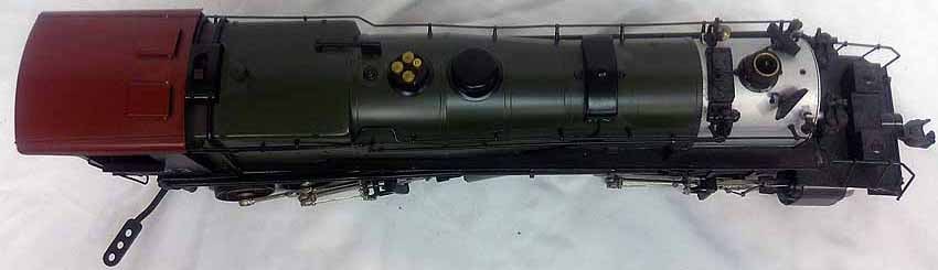 Right Of Way Great Northern 2-8-8-0 O-scale locomotive, Made in South Korea ,brass and steel,c10 . - 4