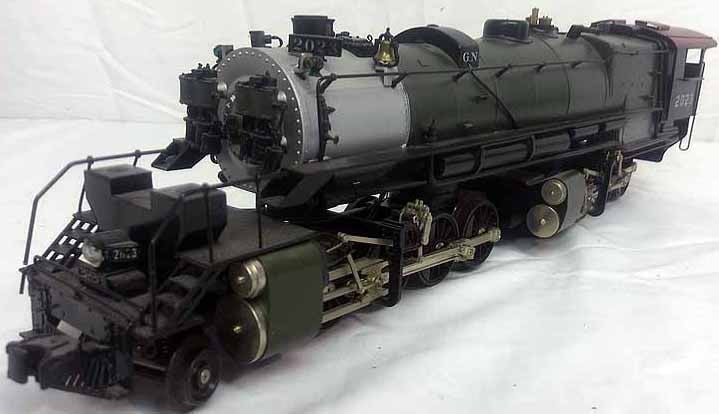 Right Of Way Great Northern 2-8-8-0 O-scale locomotive, Made in South Korea ,brass and steel,c10 . - 6