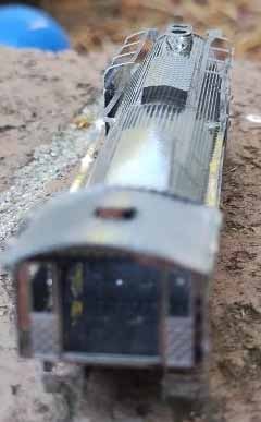 TT 2-8-4 number 844 Berkshire static locomotive, built from kit, all steel, c10. - 4