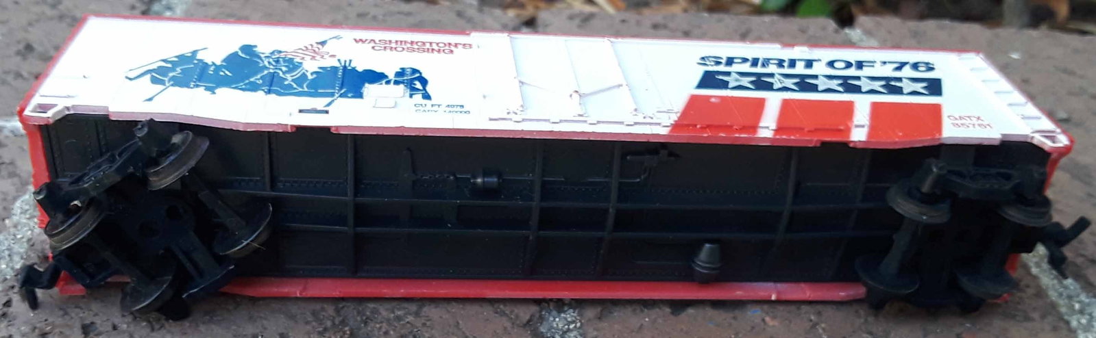 Spirit of '76 train car , HO scale , c10. - 4