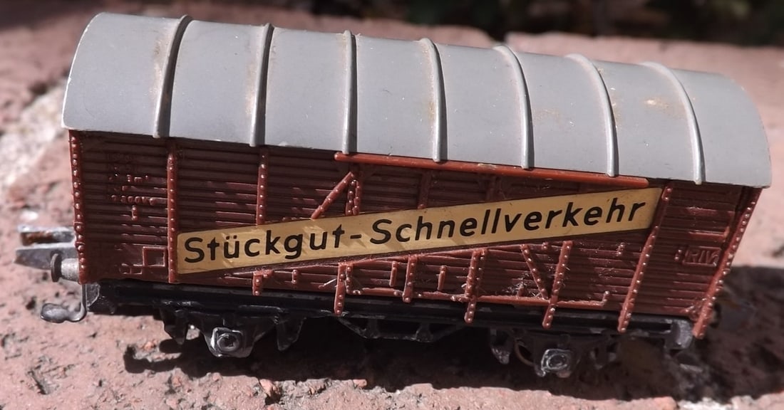 Made in Germany "Rokal" goods car, TT scale , c10. - 3