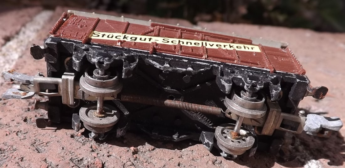 Made in Germany "Rokal" goods car, TT scale , c10. - 5