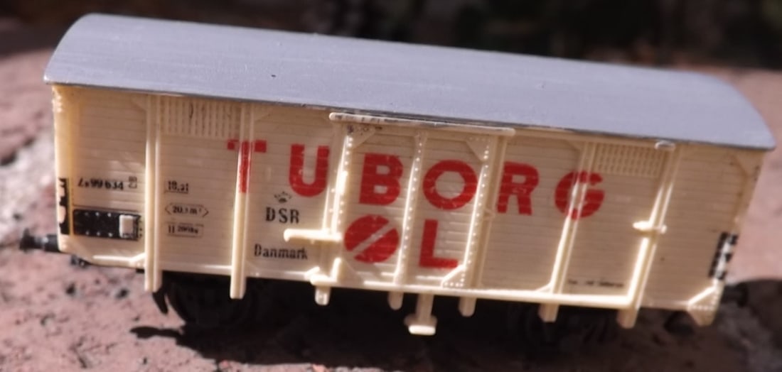 Made in Germany "Rokal" goods car, TT scale , c10. - 3