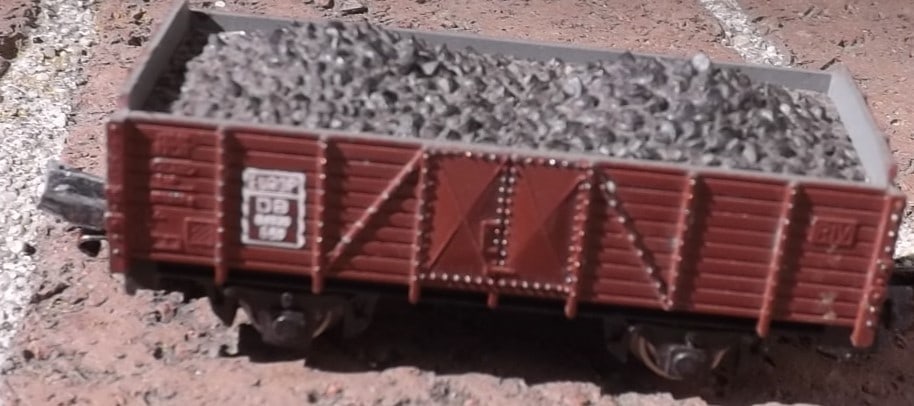 Made in Germany "Rokal" goods car, TT scale , c10. - 3