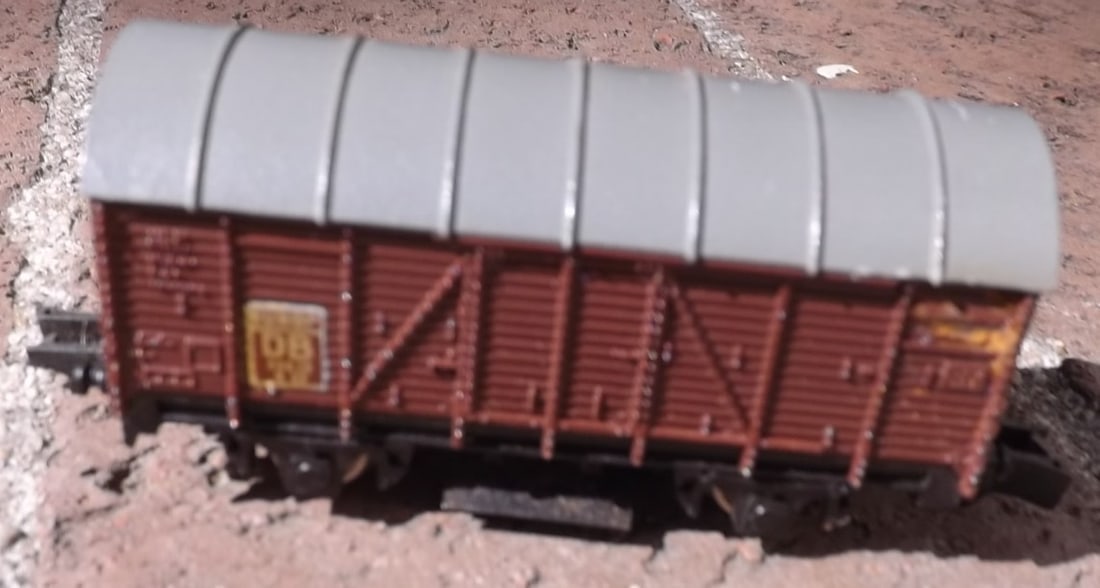 Made in Germany "Rokal" goods car, TT scale , c10. - 3