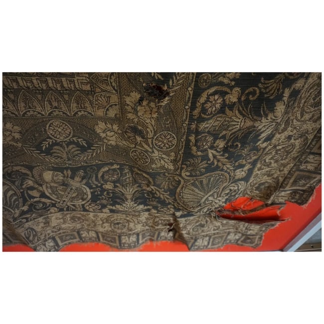Antique 18th century hand woven Tapestry 63"inches - 4