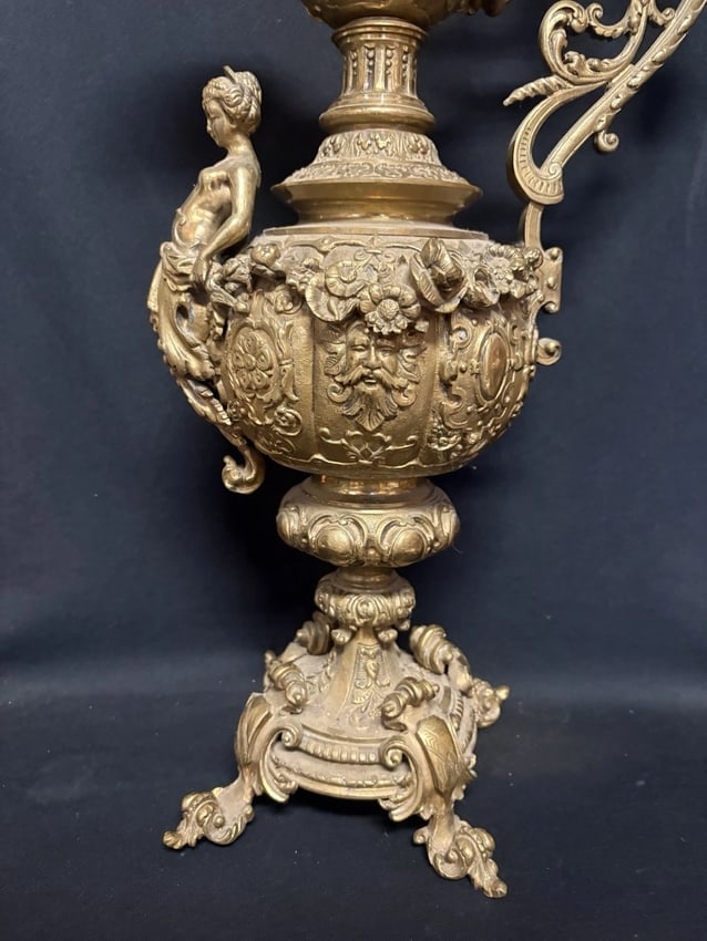 Rare Tiffanys Studios Bronze Ewer - 3