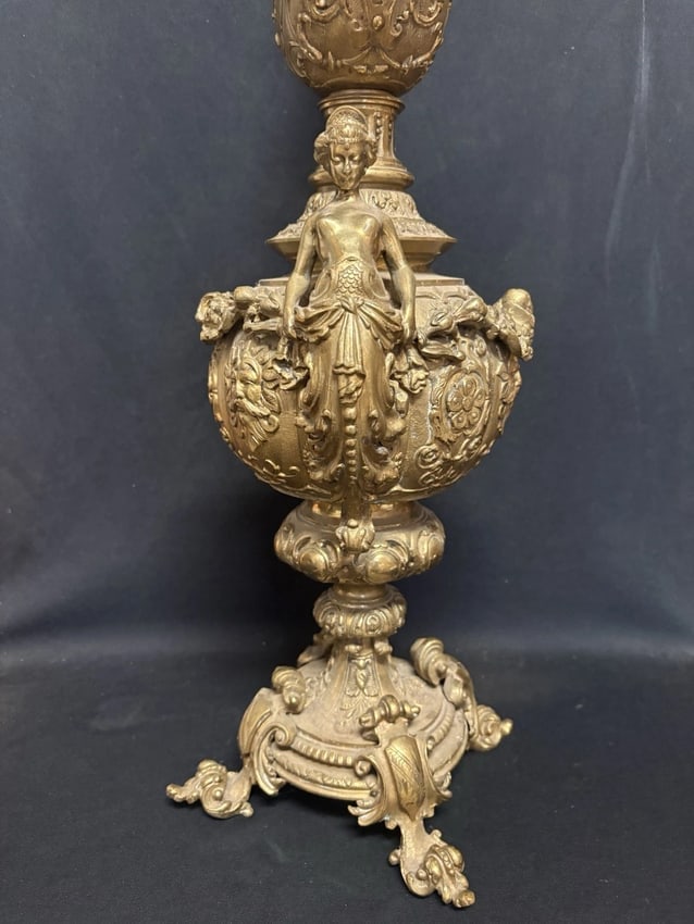 Rare Tiffanys Studios Bronze Ewer - 4