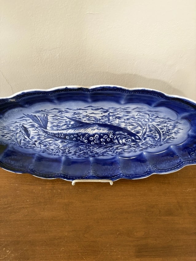 Flow Blue Fish Platter - 2