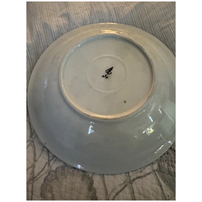 Antique pair of Japanese Porcelain 10" Plates - 6