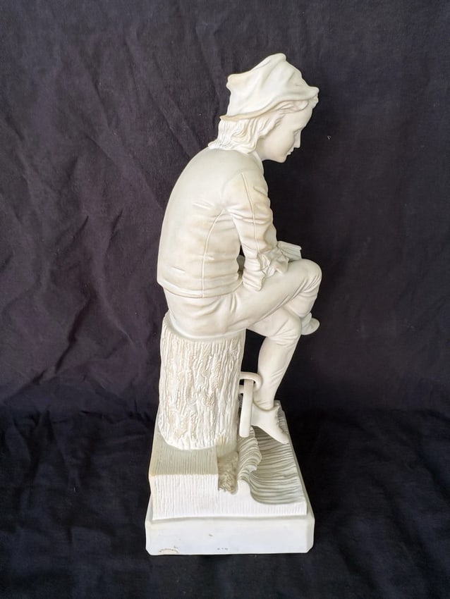 Young Columbus Parian Figure - 2
