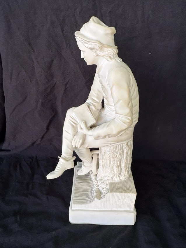 Young Columbus Parian Figure - 4