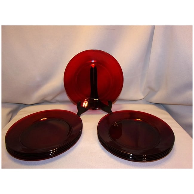 Royal Ruby by ARCOROC No. 32 - 8" Luncheon Plate - 2