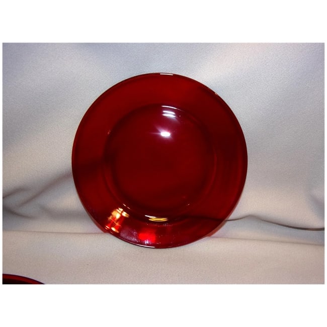 Royal Ruby by ARCOROC No. 32 - 8" Luncheon Plate - 4
