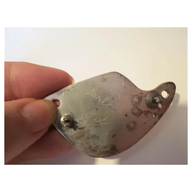 Vintage Mid-Century sterling silver Abstract Pendant/Brooch signed Nye - 5