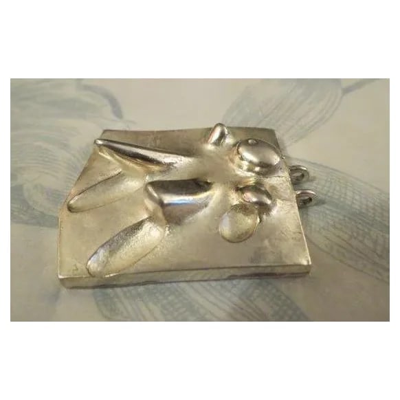 Vintage MJH Abstract Modernist 925 Sirokoru Matti Hyvarinen Pendant Seita,Finland - 3