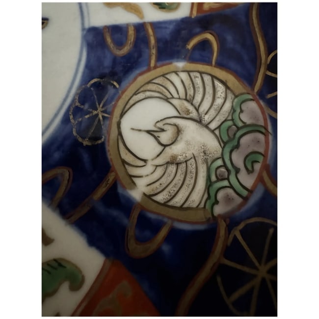 Antique Japanese Gold Imari hand-painted porcelain plate 1890 meiji era - 10