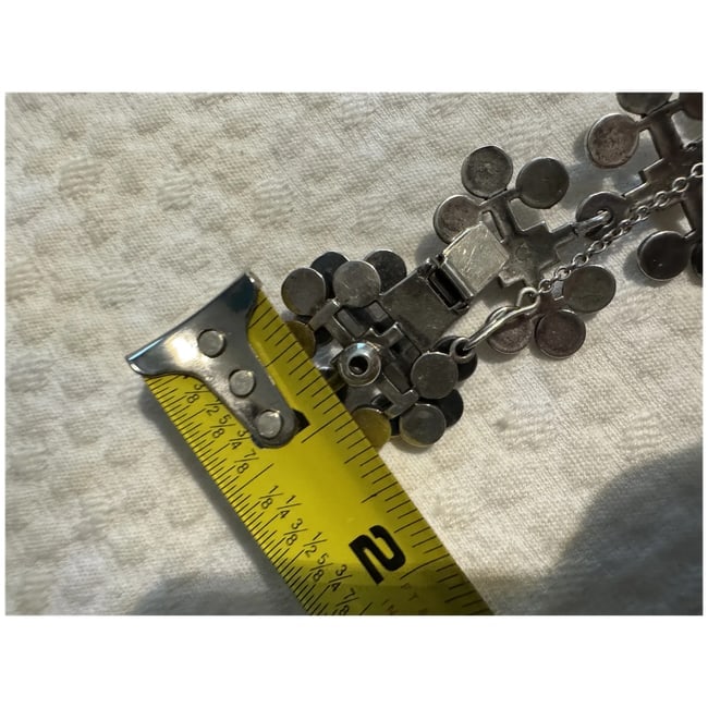 Rare Vintage 70'pentti sarpaneva Silver bracelet finland 70's - 5