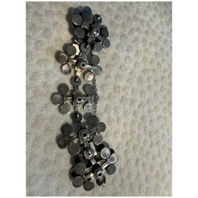 Rare Vintage 70'pentti sarpaneva Silver bracelet finland 70's - 7