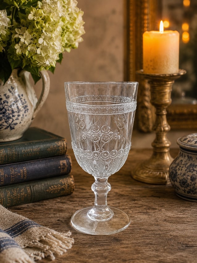 Antique NOVA SCOTIA GLASS CO TANDEM CELERY VASE C. 1890's (1 of 7)