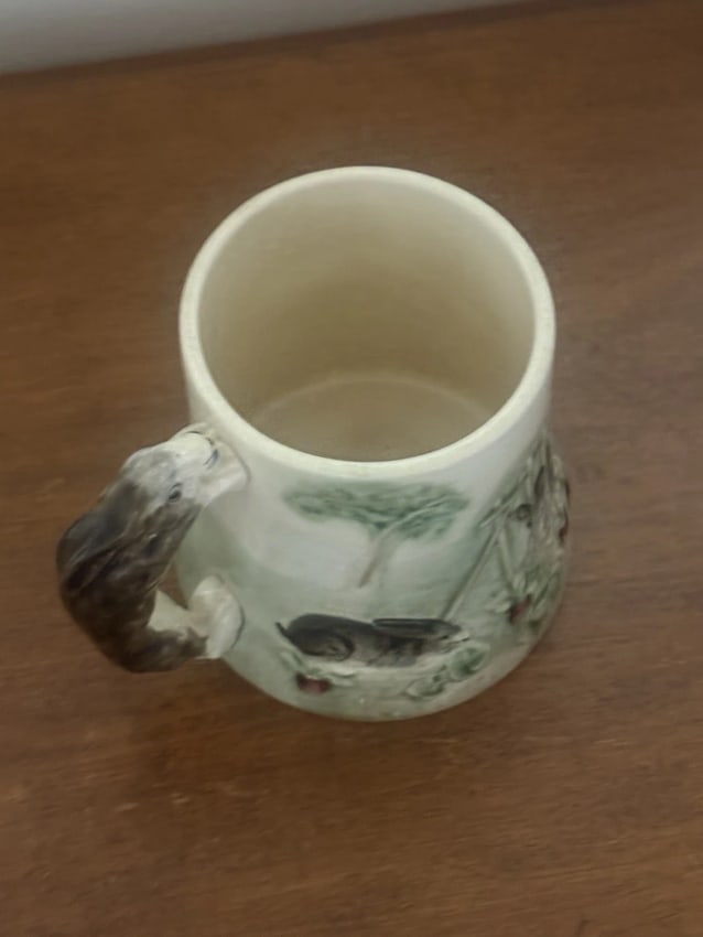 Majolica Rabbit Mug - 4