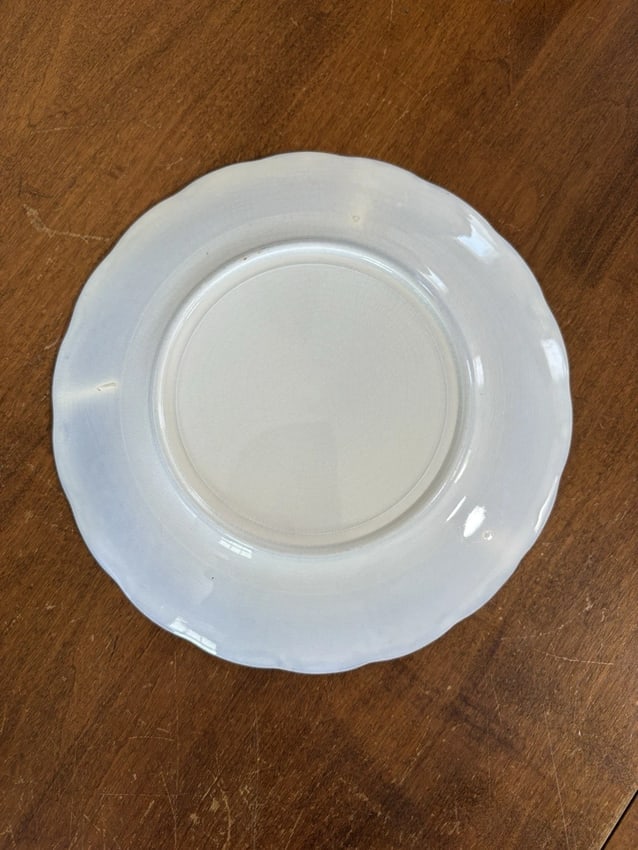 Flow Blue Fish Plate - 2