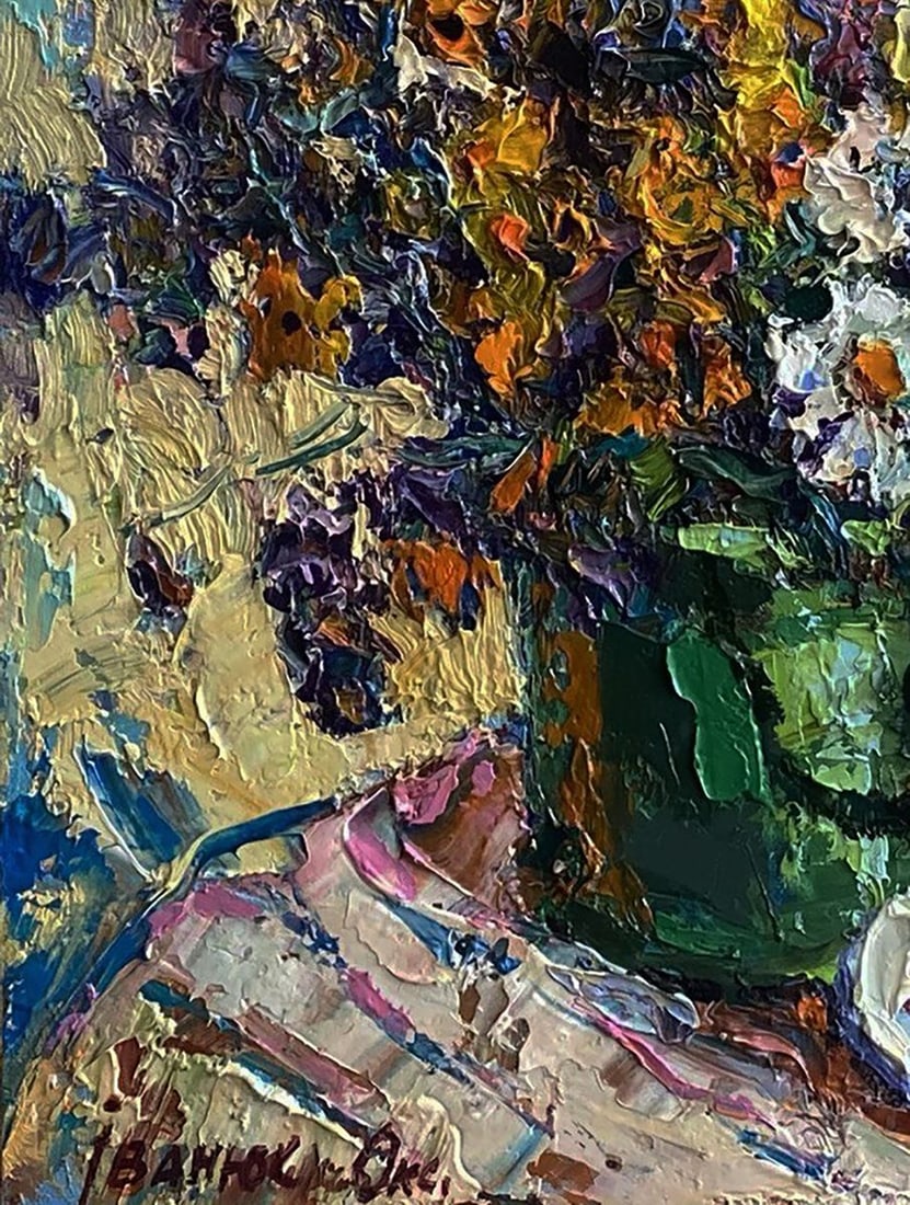 Oil painting Summer still life Oksana Ivanyuk - 5