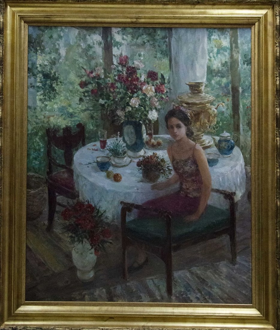 Oil painting Gatherings Mikhaylichenko Sergey Viktorovich: Title: Oil painting Gatherings Mikhaylichenko Sergey Viktorovich Description: NoVernd 18 *** ABOUT THIS PAINTING *** * TITLE: "Gatherings" * ARTISTS: Mikhaylichenko Sergey Viktorovich * SIZE: 110x90