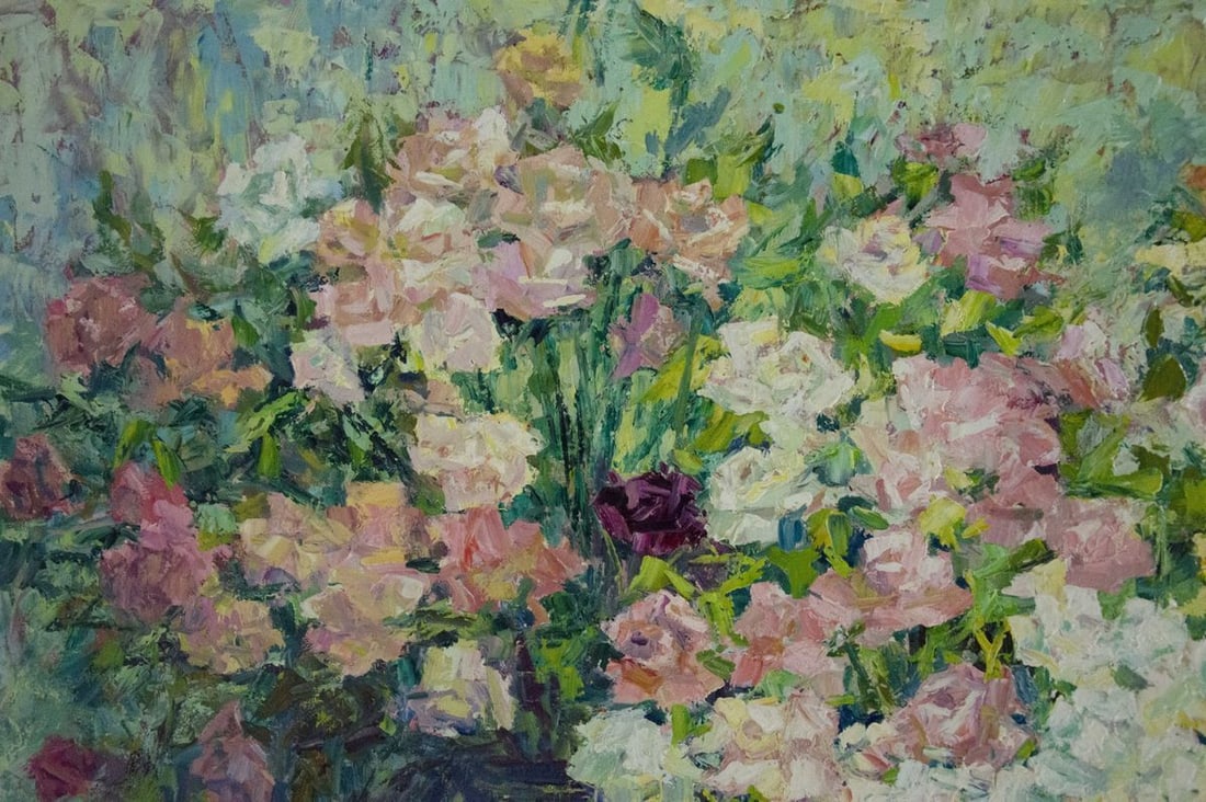 Oil painting Flower garden Artym Olga Markovna - 6
