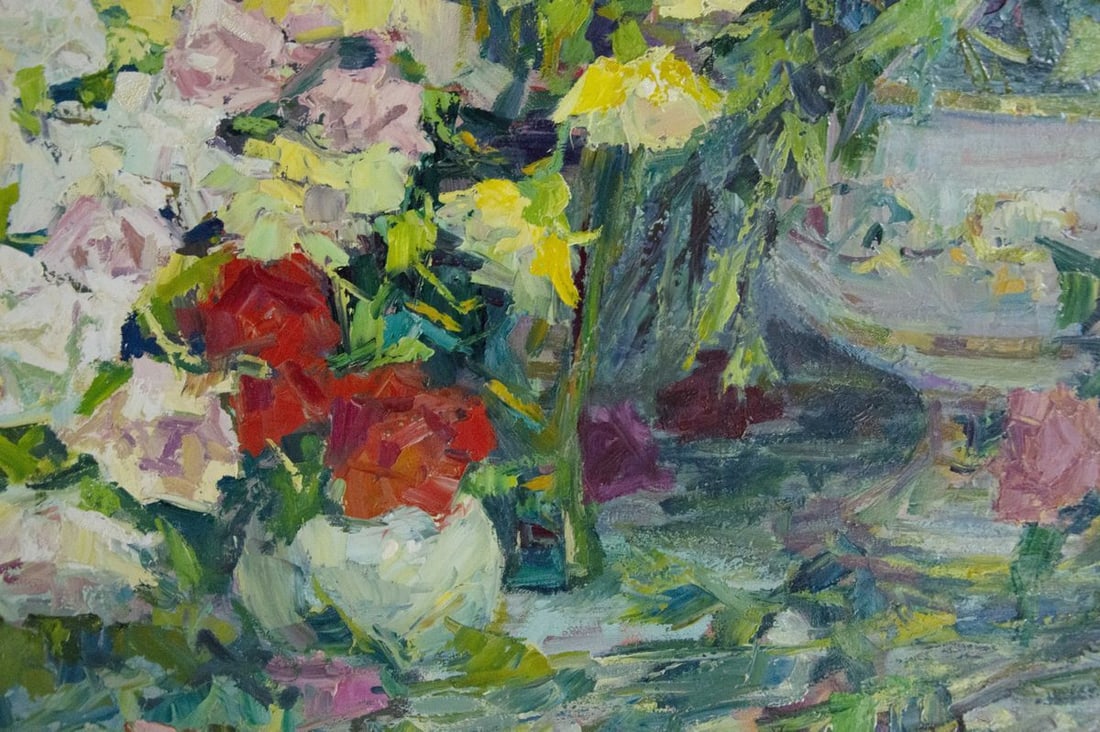 Oil painting Flower garden Artym Olga Markovna - 8
