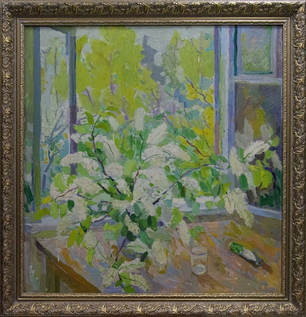 OIl painting Still life Matyushenko Victor Ivanovich: Title: OIl painting Still life Matyushenko Victor Ivanovich Description: NoVernd 74 *** ABOUT THIS PAINTING *** * TITLE: "Still life" * ARTISTS: Matyushenko Victor Ivanovich * SIZE: 99x94 cm/'38.97x37