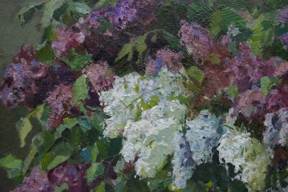 Oil painting Bouquet of flowers Khromenko Gleb Nikolaevich - 4