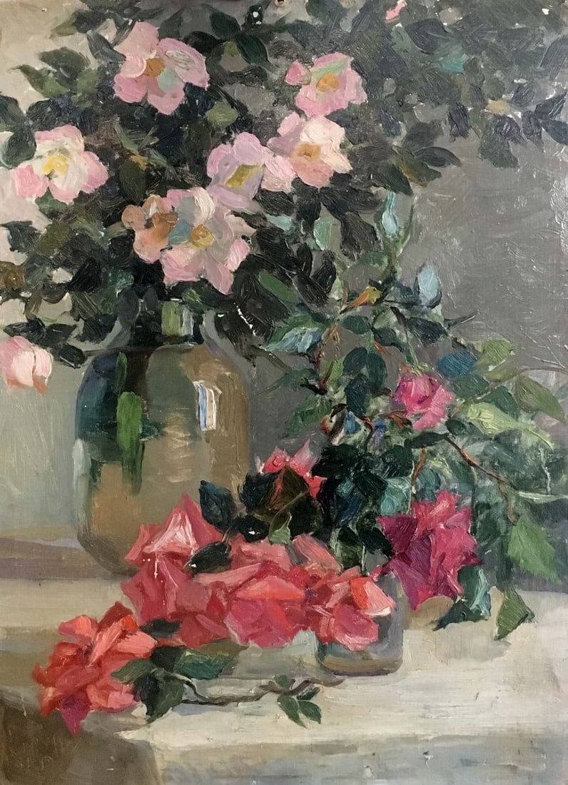 Oil painting Flowers Yakovlev B. N. (1 of 11)