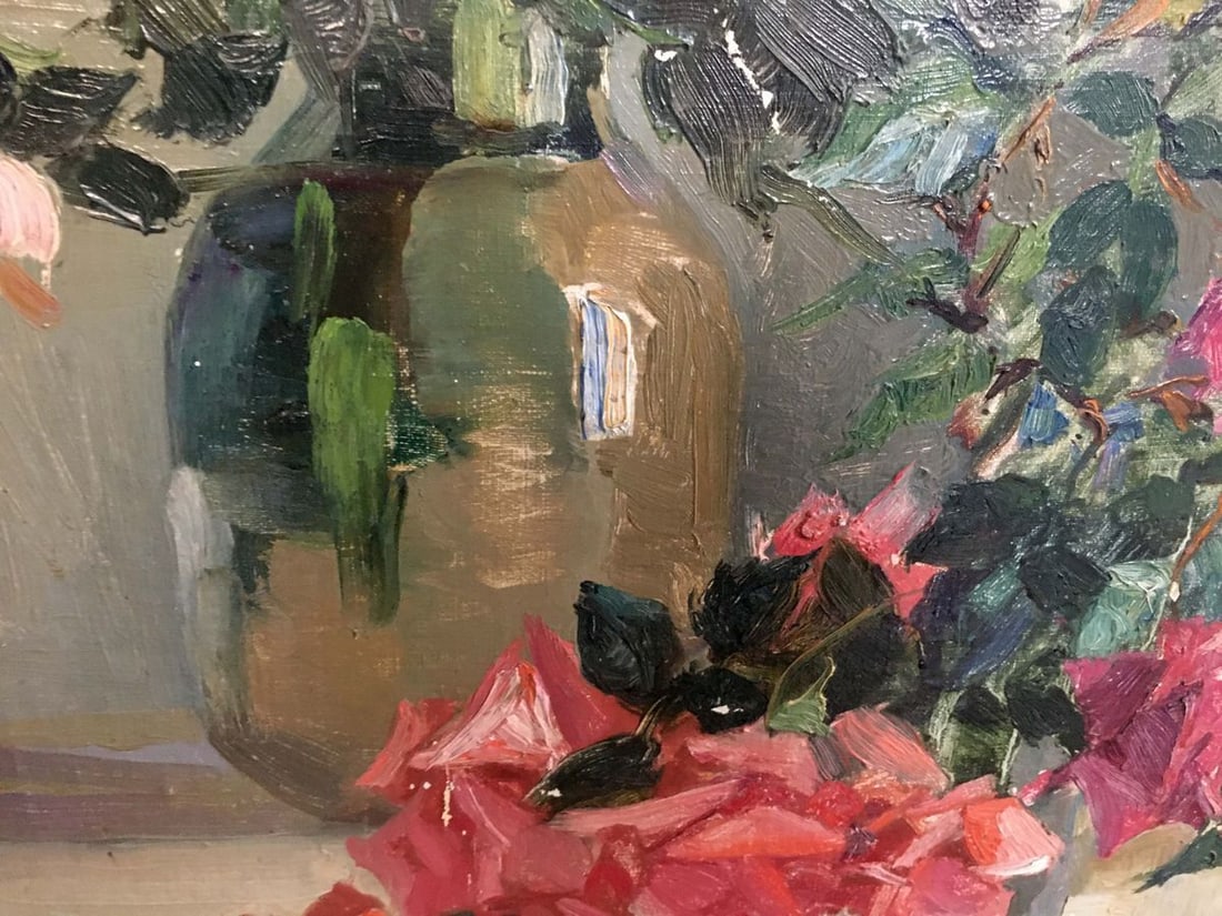 Oil painting Flowers Yakovlev B. N. - 5