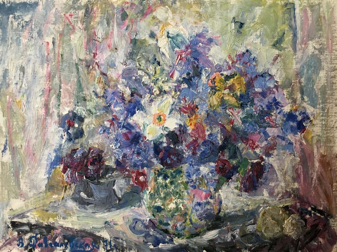Oil painting Spring bouquet Dovgalevskaya Vera Veniaminovna (1 of 9)