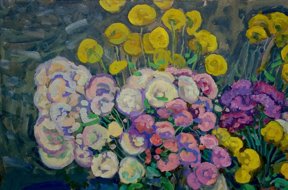 Oil painting Flowers Gaiduk Zinaida Kirillovna - 3