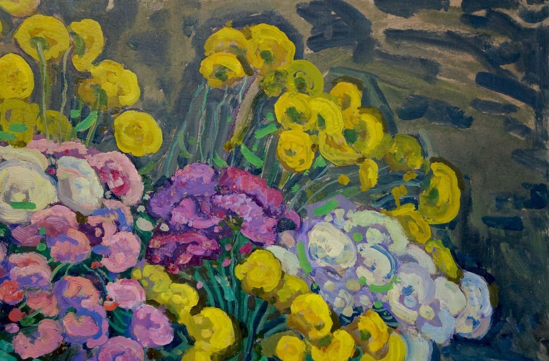 Oil painting Flowers Gaiduk Zinaida Kirillovna - 4
