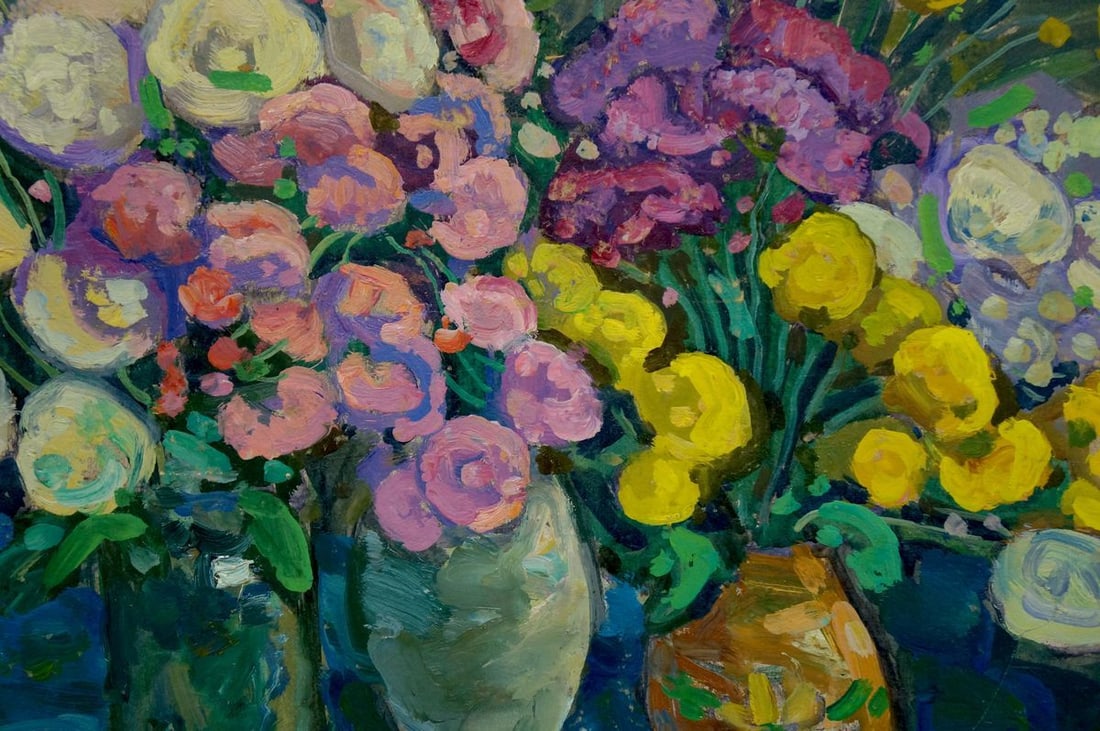 Oil painting Flowers Gaiduk Zinaida Kirillovna - 6