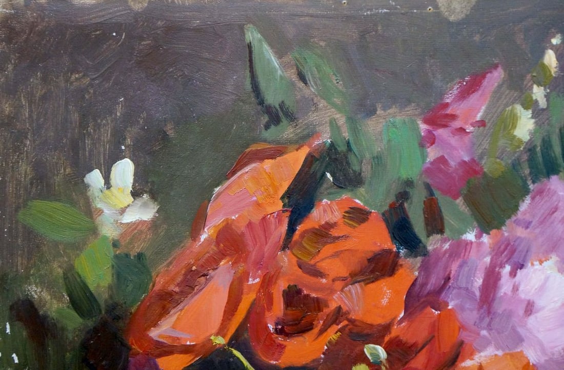 Oil painting Bouquet of flowers Kiyanchenko Georgy (Yuri) Vasilievich - 4