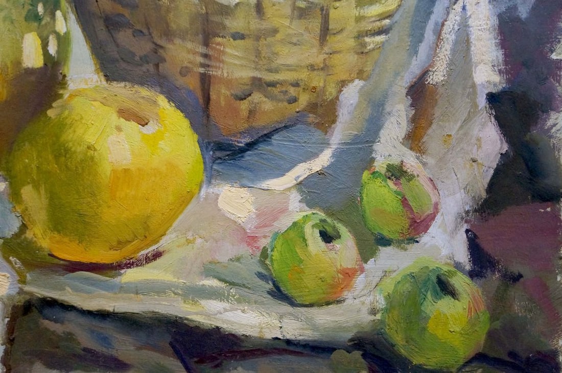 Oil painting Flowers and fruits - 5