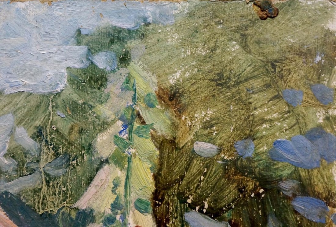 Oil painting Flowers in a bottle - 5